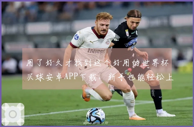 用了好久才找到这个好用的世界杯买球安卓APP下载，新手也能轻松上手！